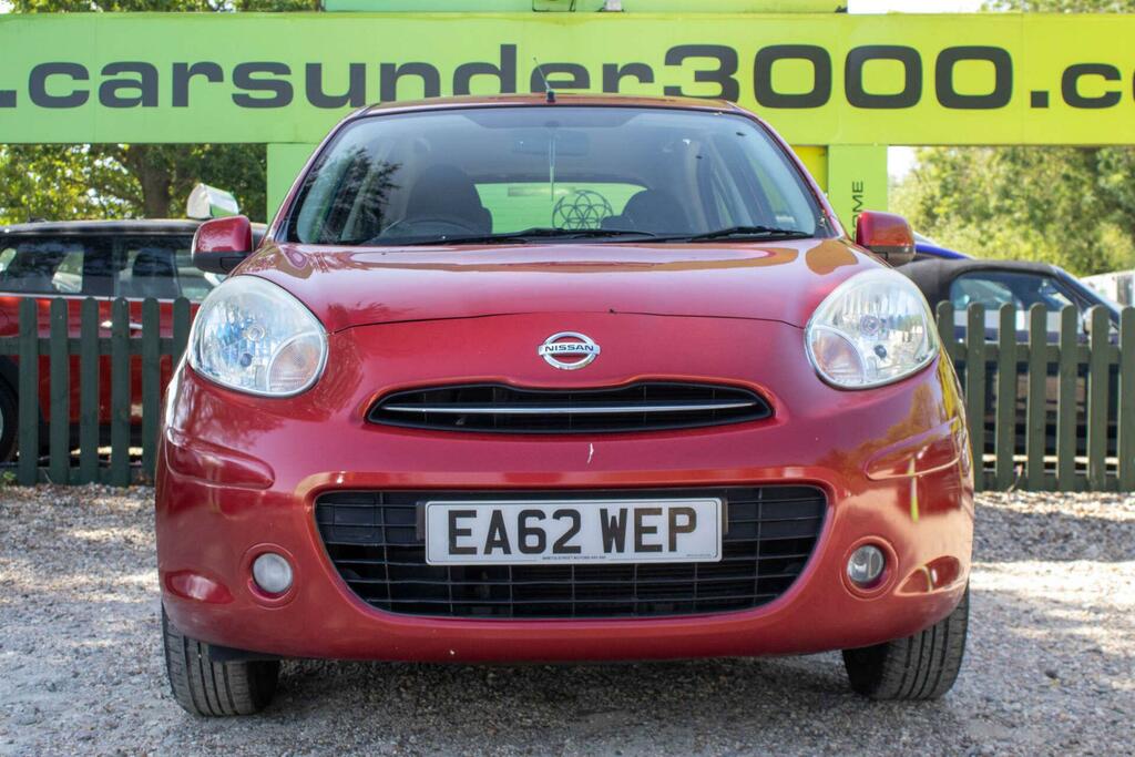 Nissan Micra 1.2 12V Acenta Cvt Euro 5 Red #2