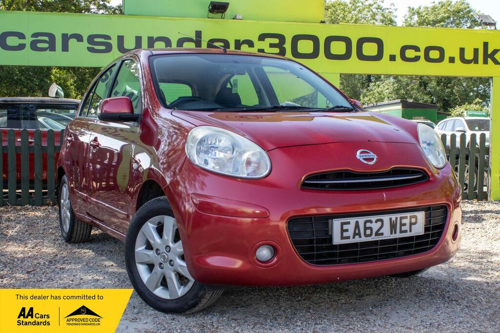 Nissan Micra 1.2 12V Acenta Cvt Euro 5 Red