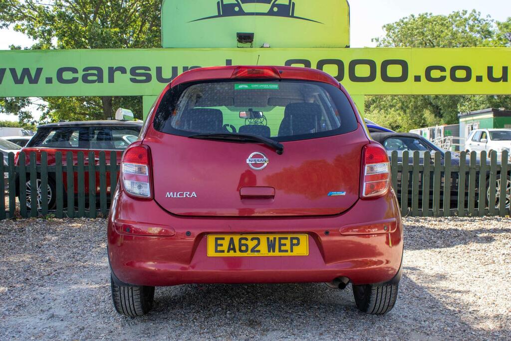 Nissan Micra 1.2 12V Acenta Cvt Euro 5 Red #5