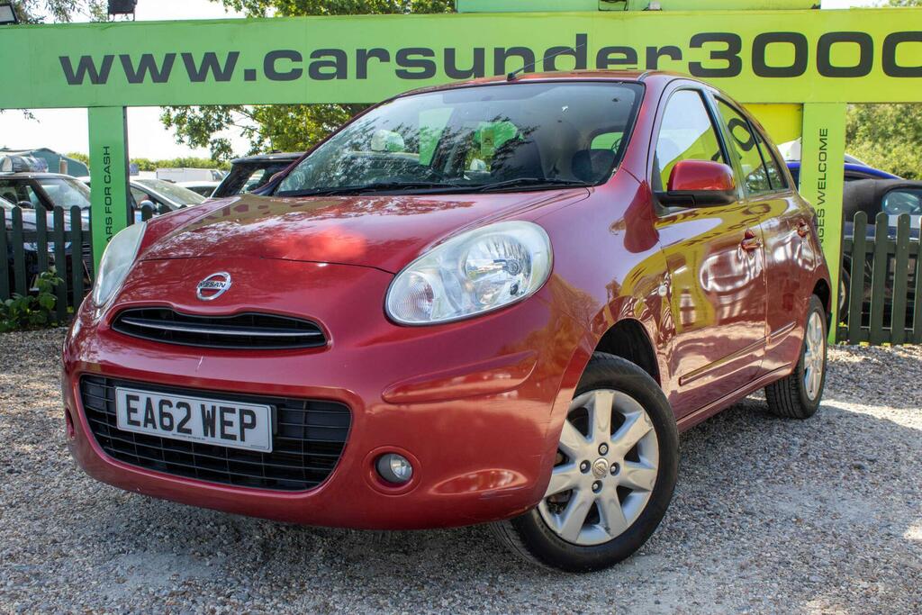 Nissan Micra 1.2 12V Acenta Cvt Euro 5 Red #3