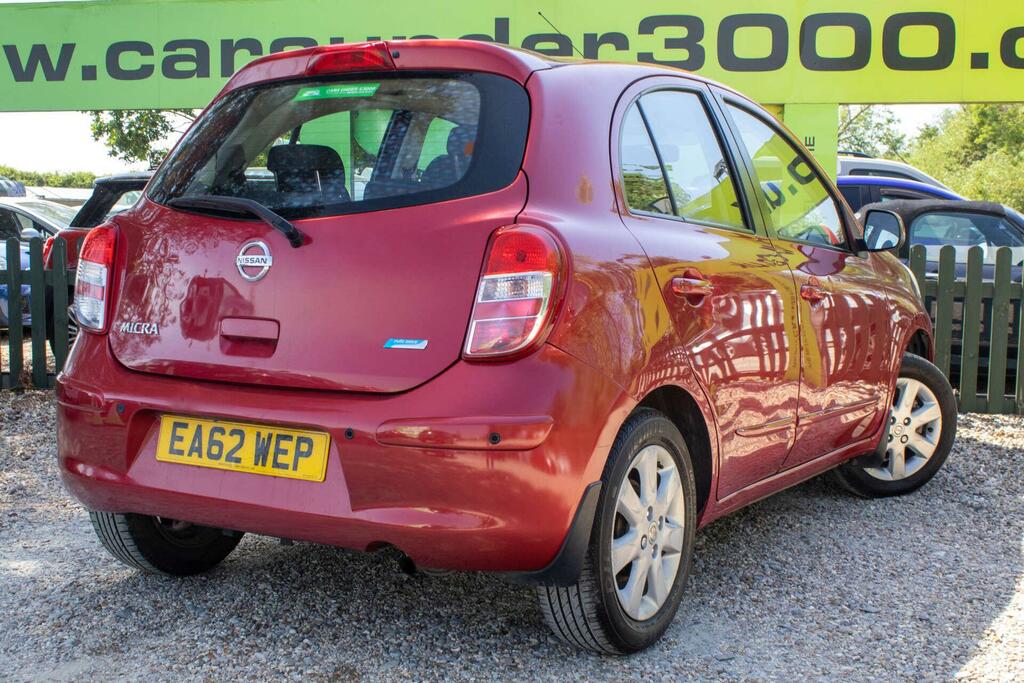 Nissan Micra 1.2 12V Acenta Cvt Euro 5 Red #6