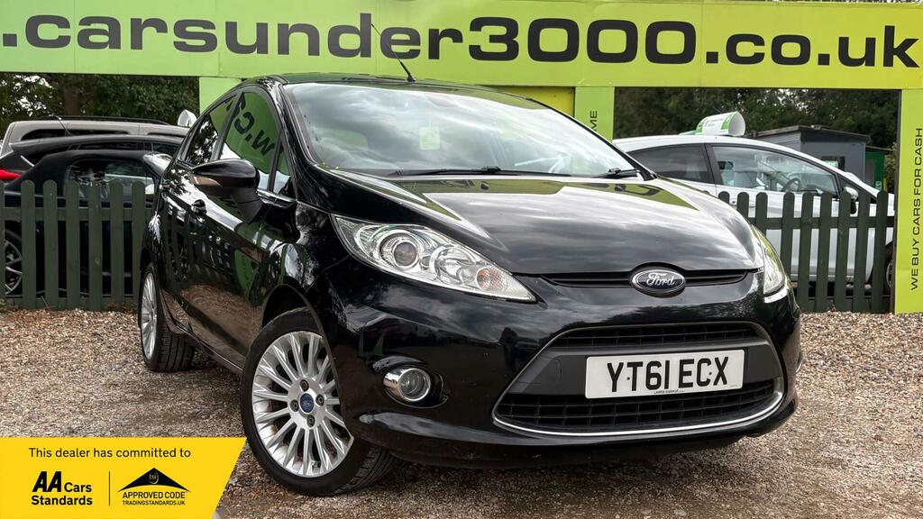 Ford Fiesta 1.4 Tdci Dpf Titanium YT61ECX Black