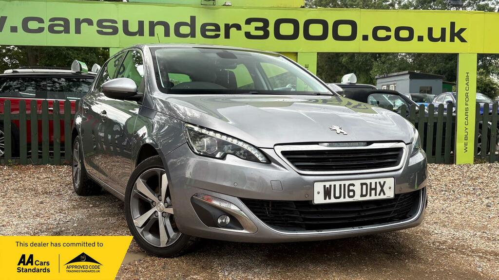 Peugeot 308 1.2 Puretech Allure Euro 6 Ss Grey