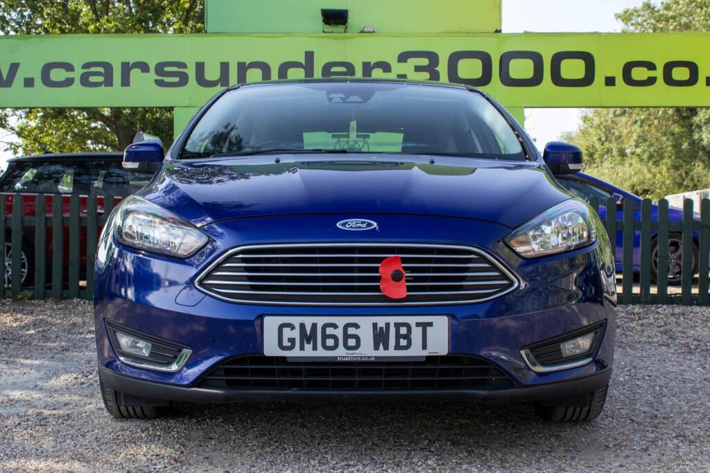 Ford Focus 1.0T Ecoboost Titanium Euro 6 Ss GM66WBT Blue #2