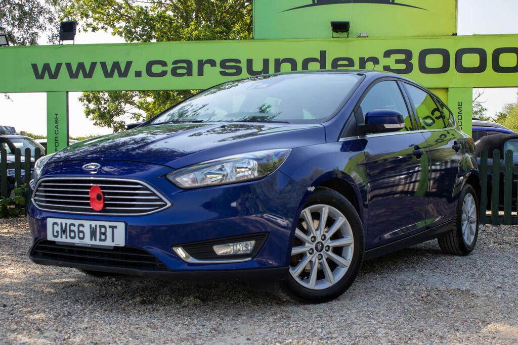 Ford Focus 1.0T Ecoboost Titanium Euro 6 Ss GM66WBT Blue #3