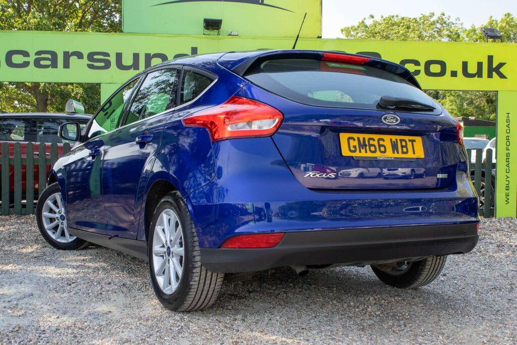 Ford Focus 1.0T Ecoboost Titanium Euro 6 Ss GM66WBT Blue #4
