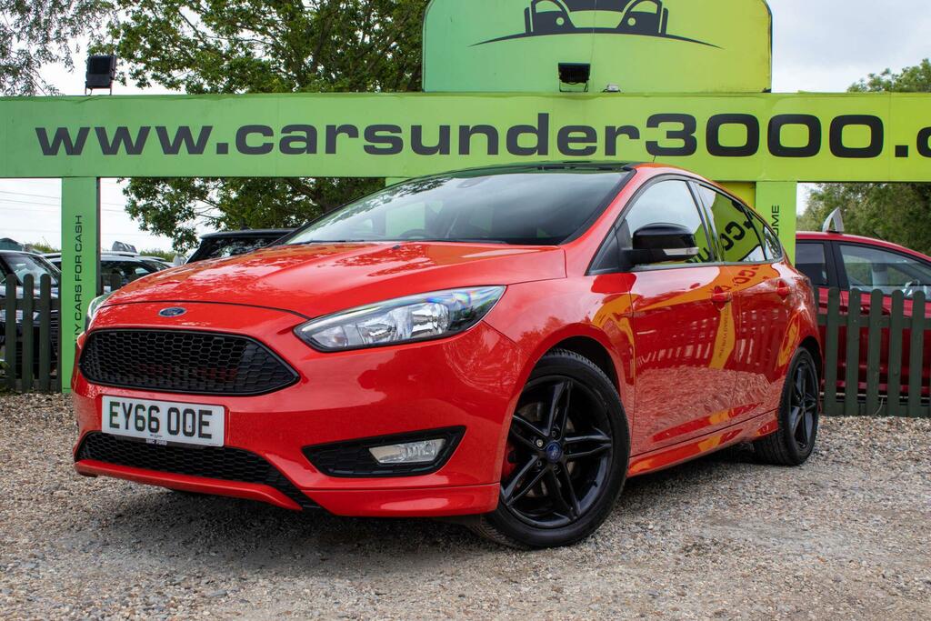 Ford Focus 1.5T Ecoboost Zetec S Red Edition Euro 6 Ss EY66OOE Red #3