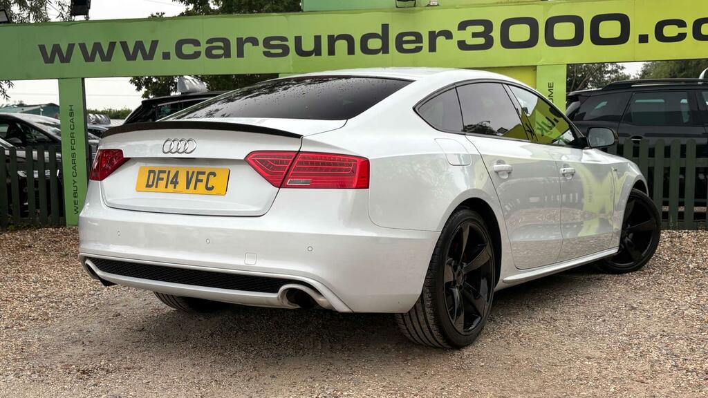 Audi A5 1.8 Tfsi Black Edition Sportback Euro 6 Ss White #6