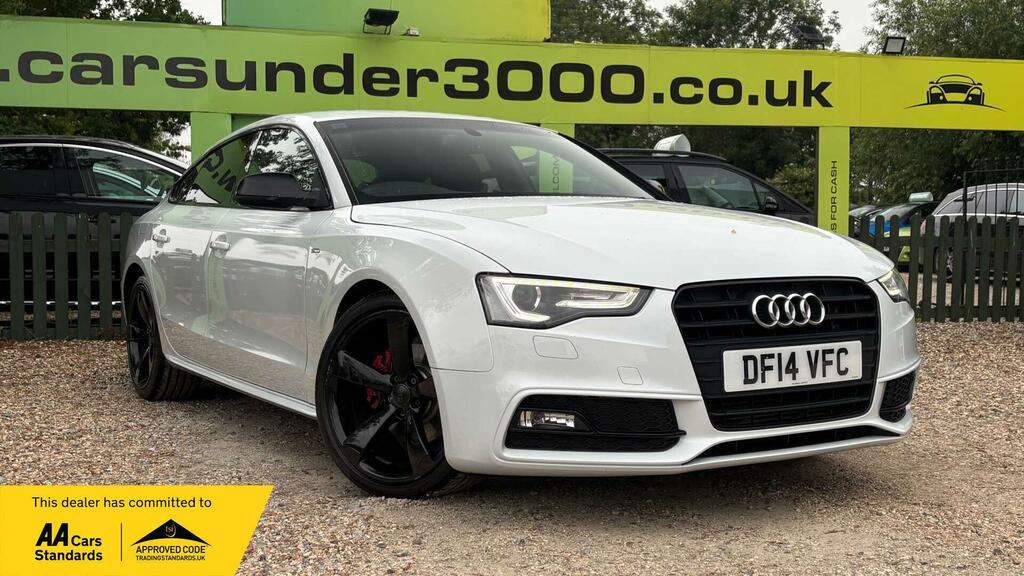Audi A5 1.8 Tfsi Black Edition Sportback Euro 6 Ss White