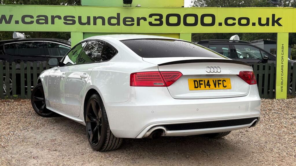 Audi A5 1.8 Tfsi Black Edition Sportback Euro 6 Ss White #4