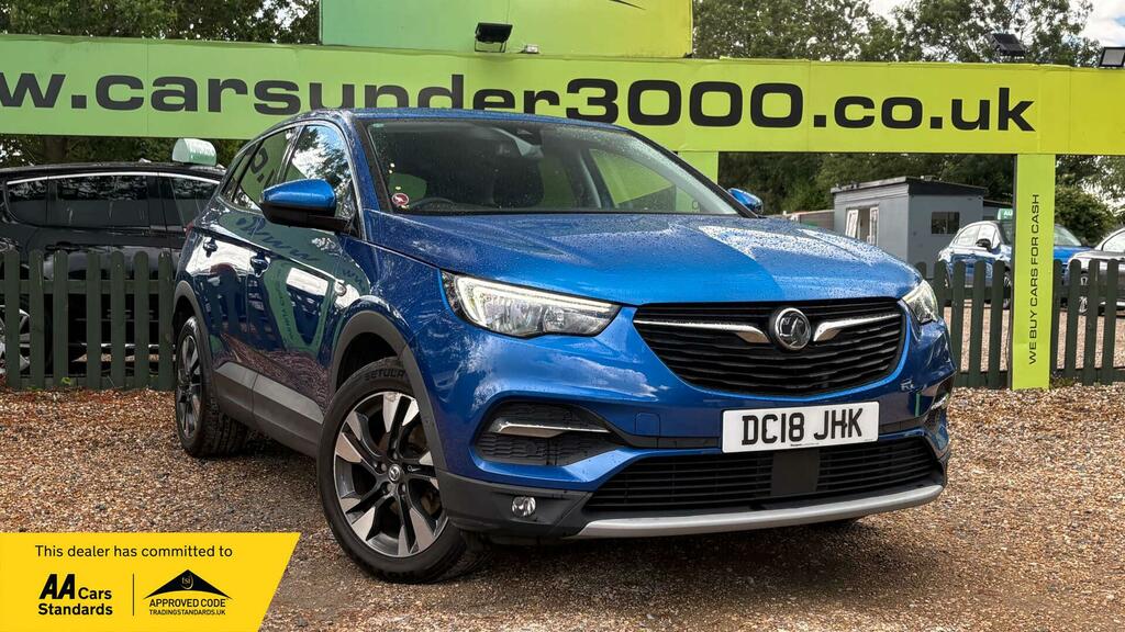 Vauxhall Grandland X 1.2 Turbo Sport Nav Euro 6 Ss Blue