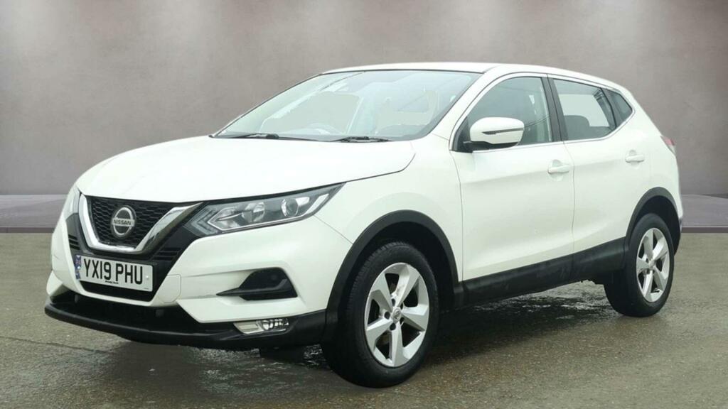 Nissan Qashqai 1.3 Dig-t Acenta Premium Euro 6 Ss YX19PHU White #5