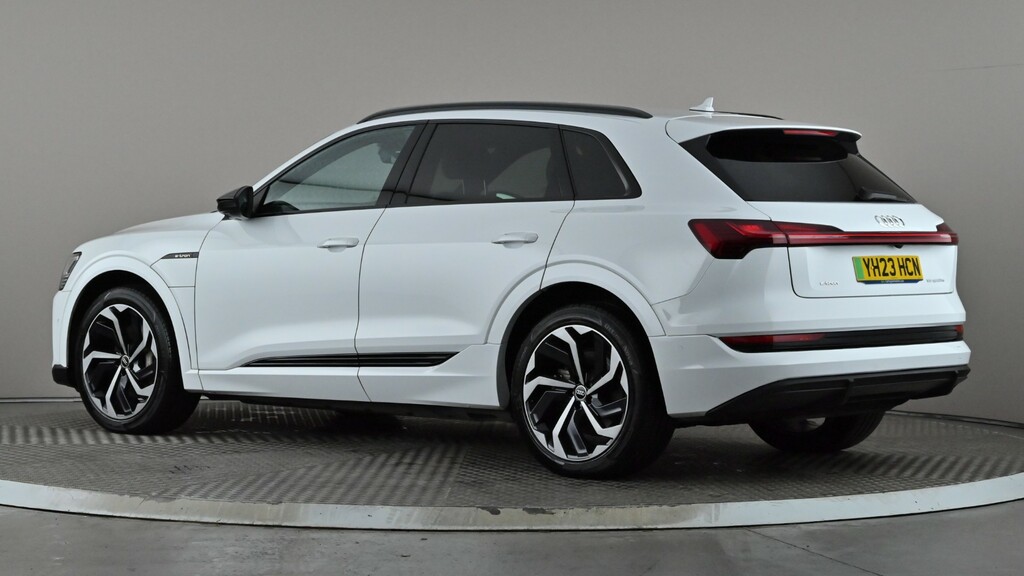 Audi E-tron 300Kw 55 Quattro 95Kwh Black Edition YH23HCN White #4