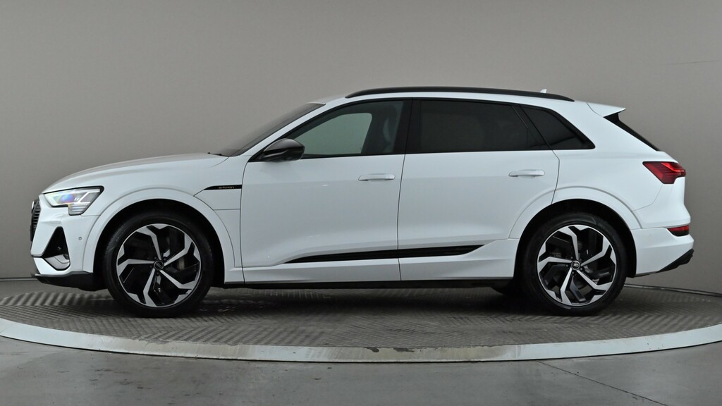 Audi E-tron 300Kw 55 Quattro 95Kwh Black Edition YH23HCN White #3