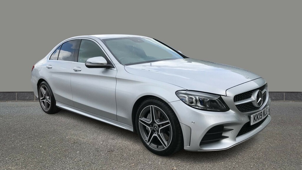 Mercedes-Benz C Class C300d Amg Line Premium 9G-tronic Silver