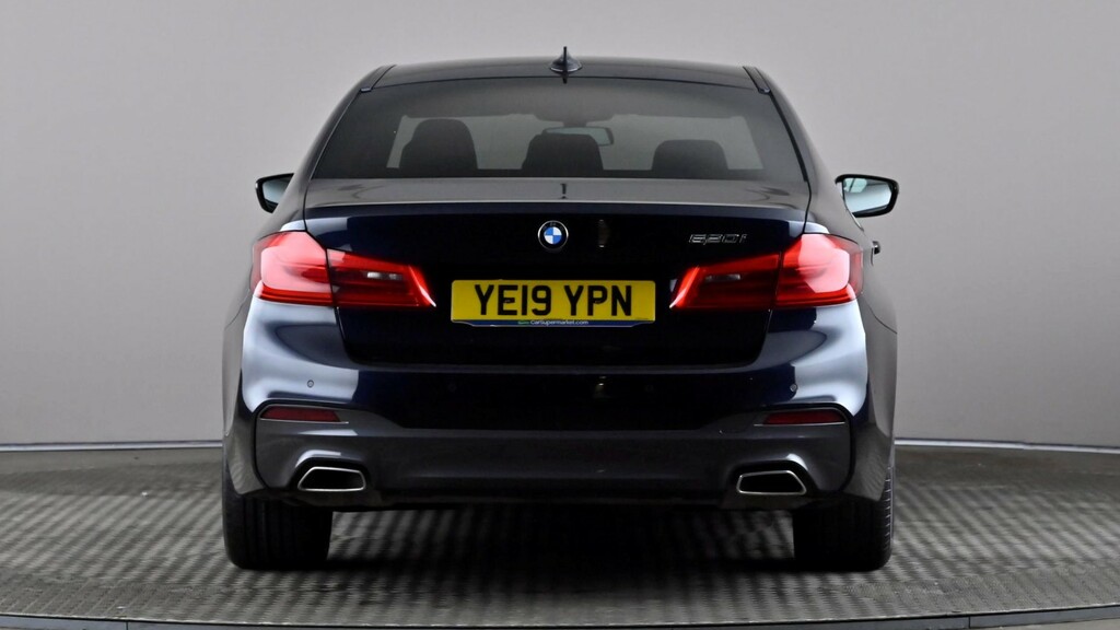 BMW 5 Series 520I M Sport YE19YPN Black #5
