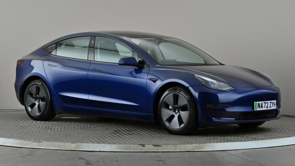 Tesla Model 3 Long Range Awd Blue