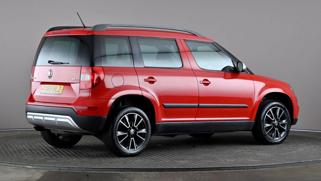 Skoda Yeti 2.0 Tdi Cr Se L PX65HLZ Red #6
