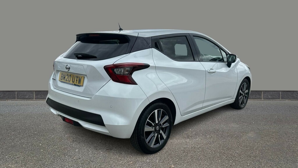 Nissan Micra 1.0 Ig-t 100 Tekna Xtronic White #6
