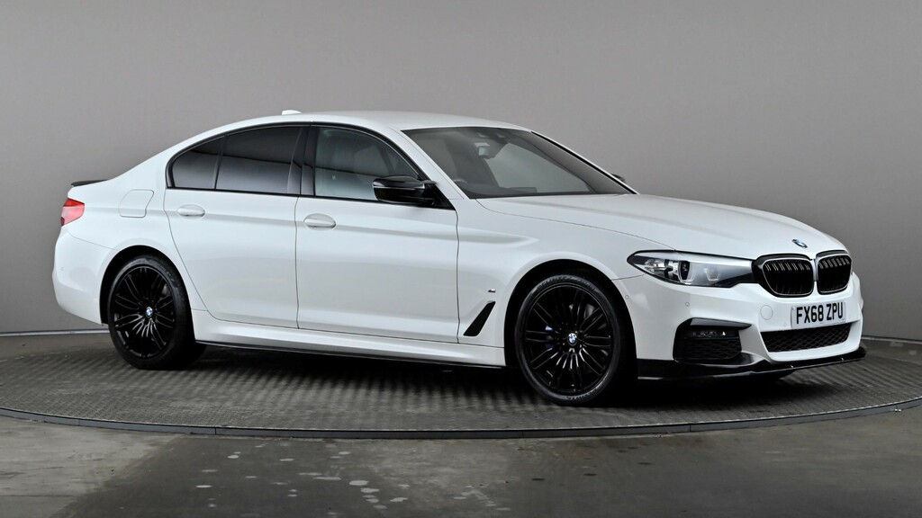 BMW 5 Series 530E M Sport White