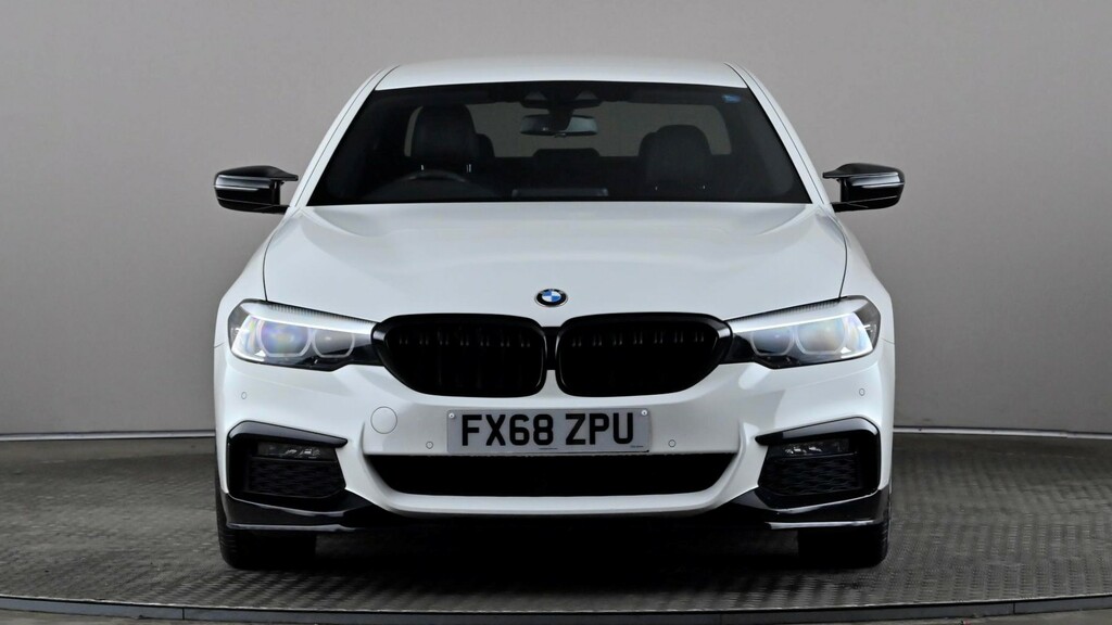 BMW 5 Series 530E M Sport White #2