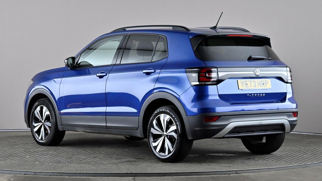 Volkswagen T-Cross 1.0 Tsi 110 Black Edition Dsg YE73HRP Blue #4
