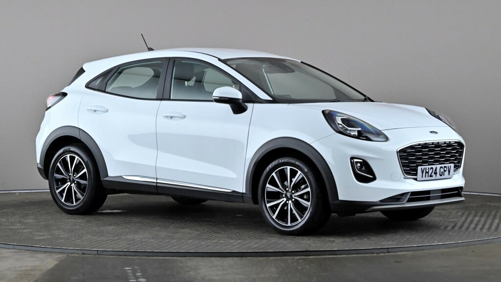 Ford Puma 1.0 Ecoboost Hybrid Mhev Titanium Dct YH24GPV White