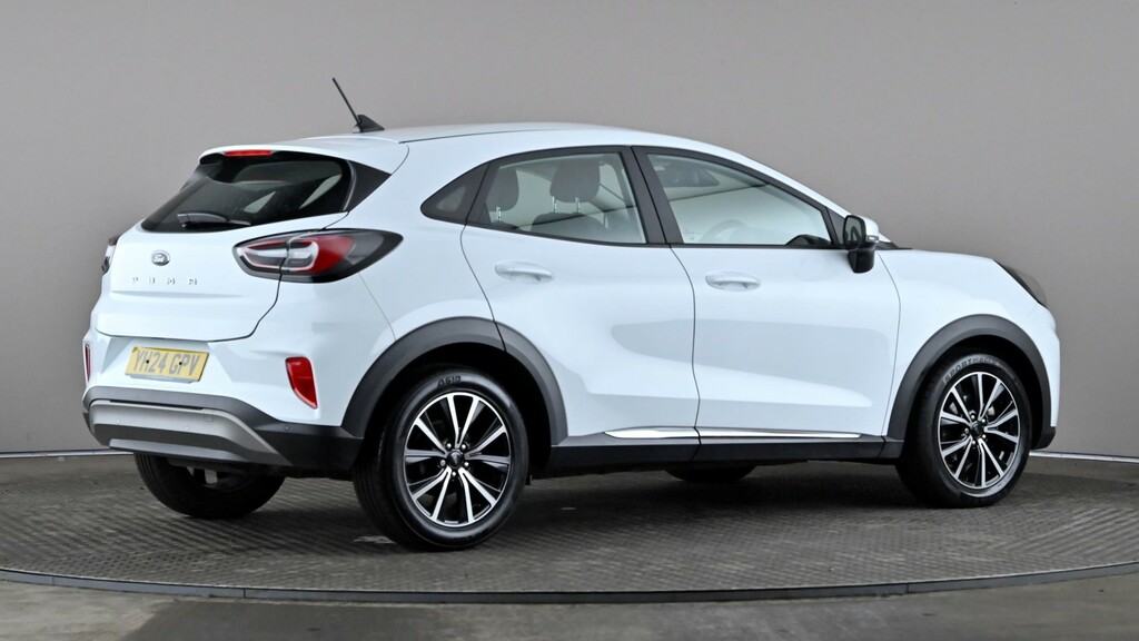 Ford Puma 1.0 Ecoboost Hybrid Mhev Titanium Dct YH24GPV White #6