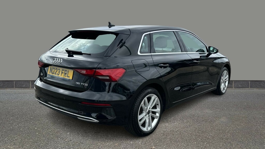 Audi A3 35 Tfsi Sport S Tronic ND23FRL Black #6