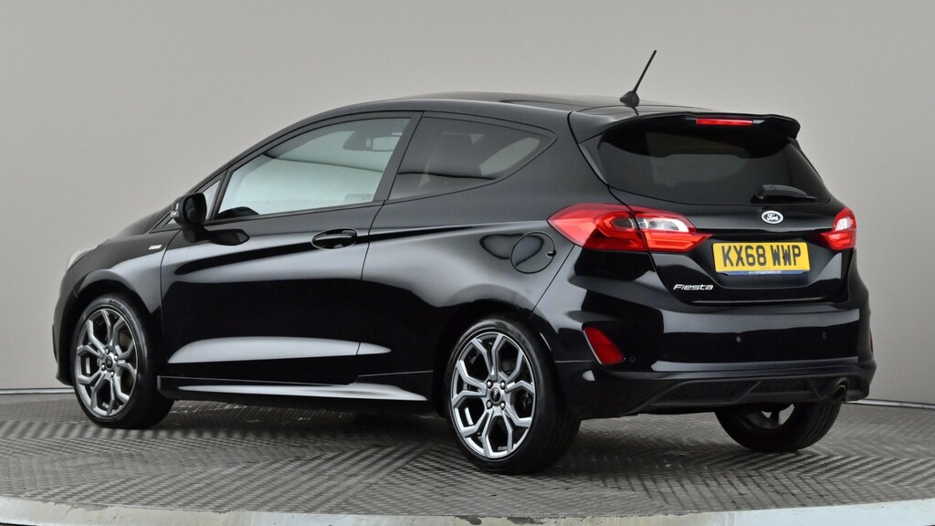 Ford Fiesta 1.0 Ecoboost St-line X KX68WWP Black #4