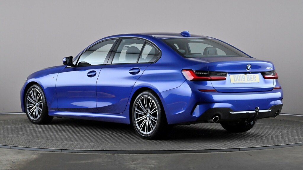 BMW 3 Series 318D M Sport Blue #4
