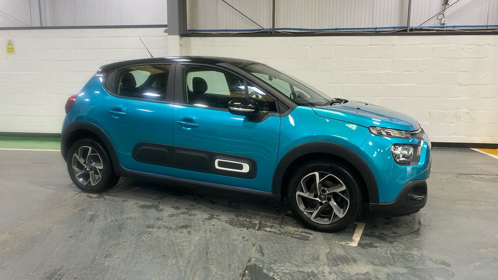 Citroen C3 1.2 Puretech Shine FL21OOV Blue #3