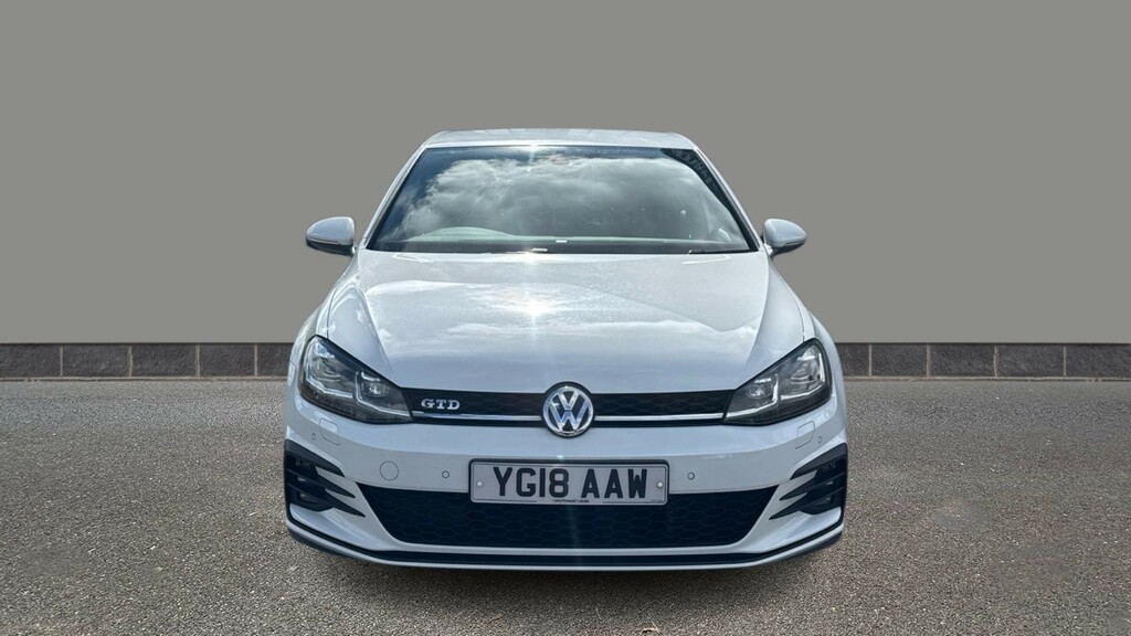 Volkswagen Golf 2.0 Tdi 184 Gtd YG18AAW White #2