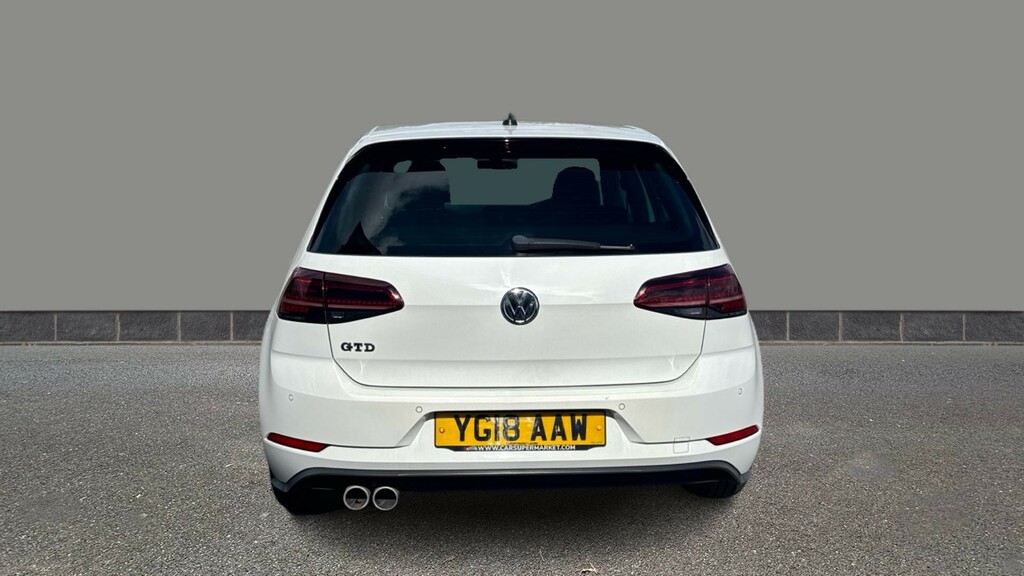 Volkswagen Golf 2.0 Tdi 184 Gtd YG18AAW White #5