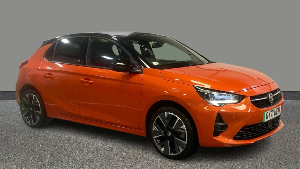 Vauxhall Corsa-e 100Kw Sri Nav Premium 50Kwh 7.4Kwch Orange