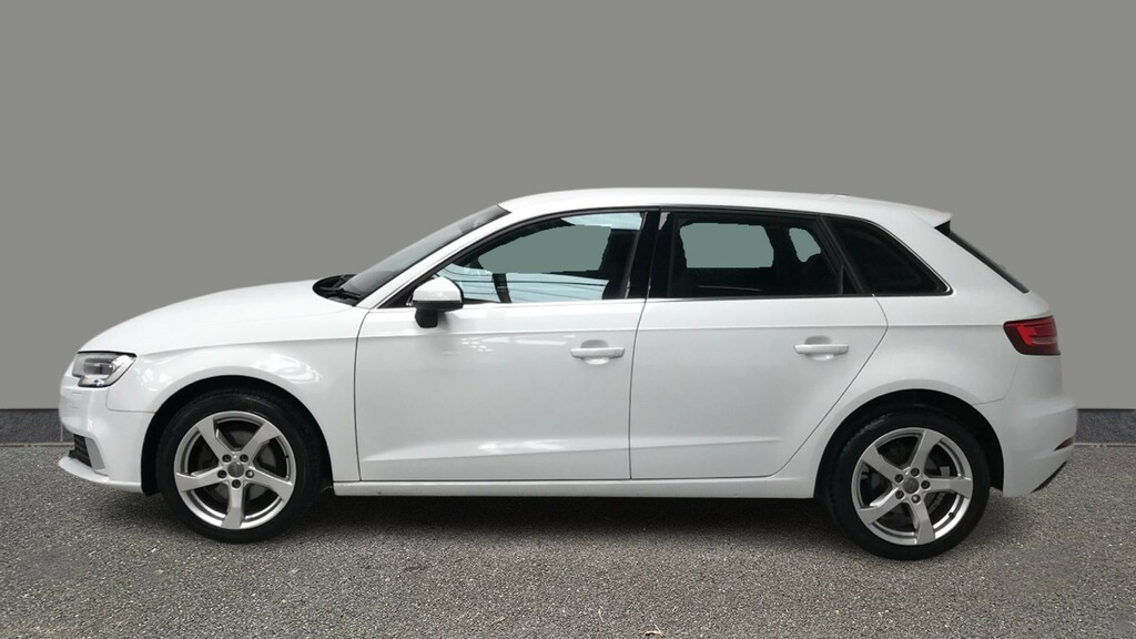 Audi A3 1.6 Tdi 116 Sport S Tronic LN67KPZ White #3