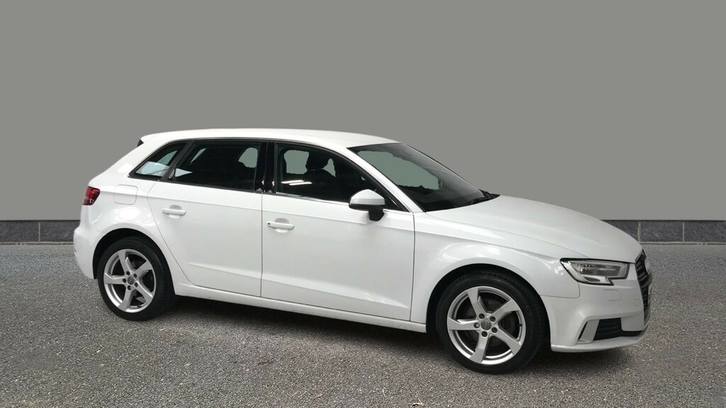Audi A3 1.6 Tdi 116 Sport S Tronic LN67KPZ White