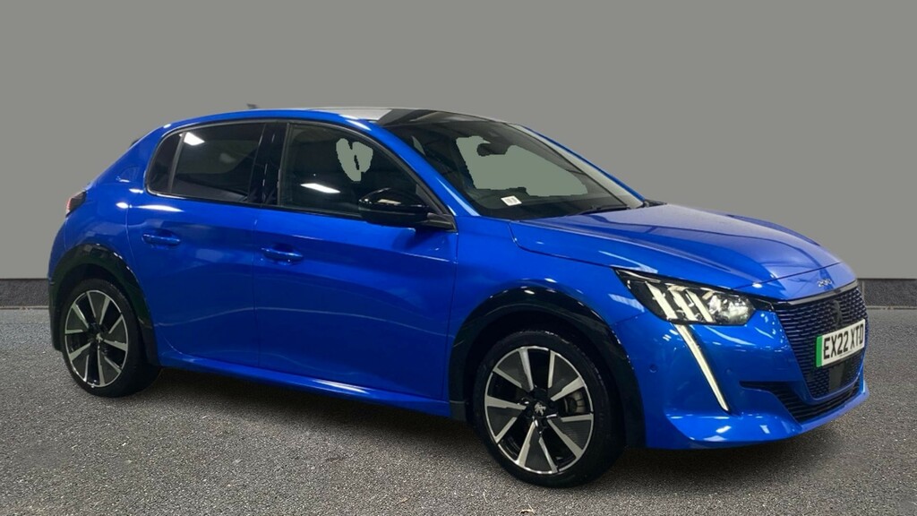Peugeot e-208 100Kw Gt 50Kwh Blue