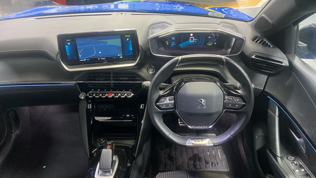 Peugeot e-208 100Kw Gt 50Kwh Blue #5