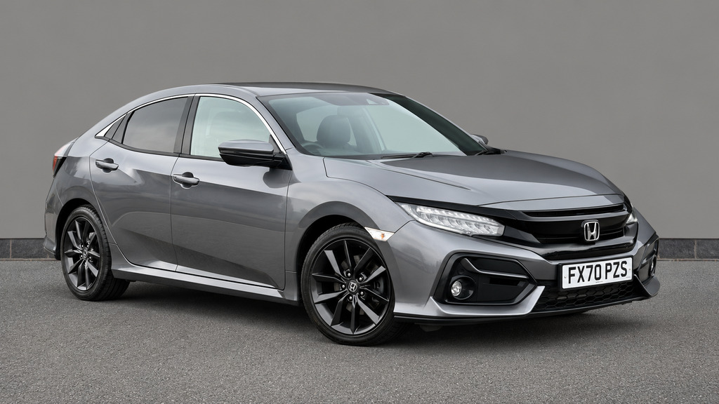 Honda Civic Hatchback White #1