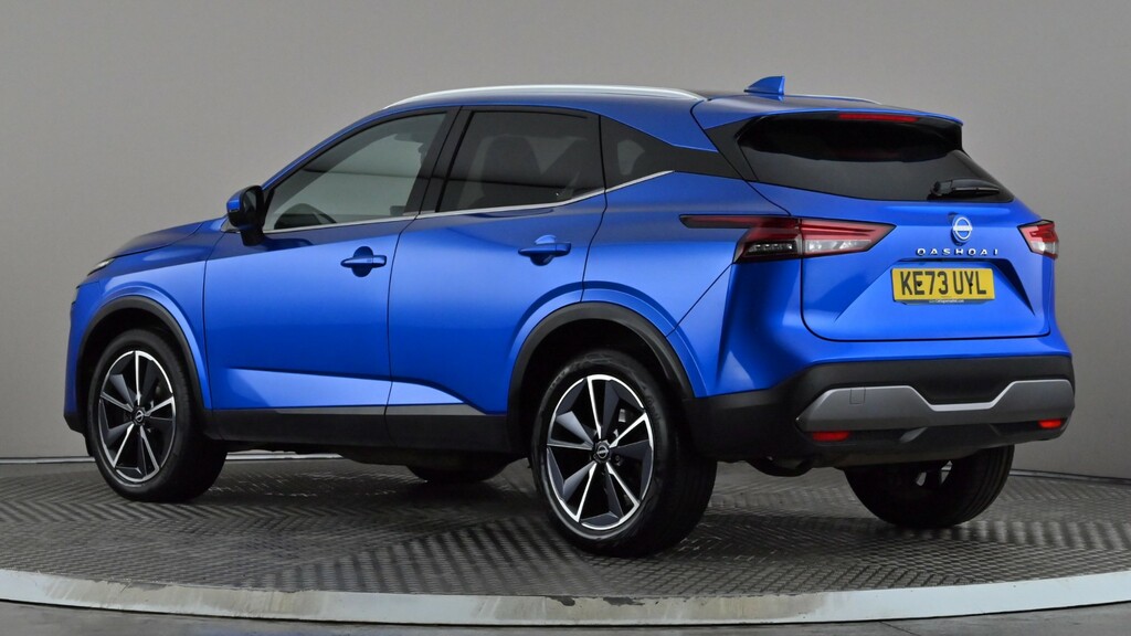 Nissan Qashqai 1.3 Dig-t Mh Tekna KE73UYL Blue #4