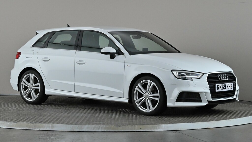 Audi A3 30 Tdi 116 S Line S Tronic Tech Pack RK69KHB White