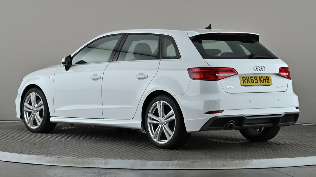 Audi A3 30 Tdi 116 S Line S Tronic Tech Pack RK69KHB White #4