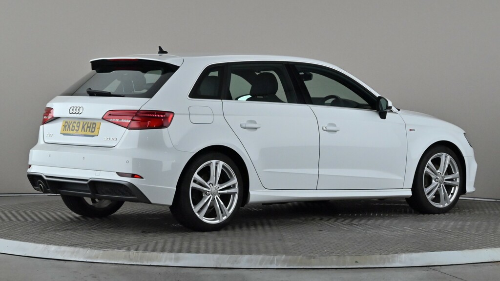 Audi A3 30 Tdi 116 S Line S Tronic Tech Pack RK69KHB White #6
