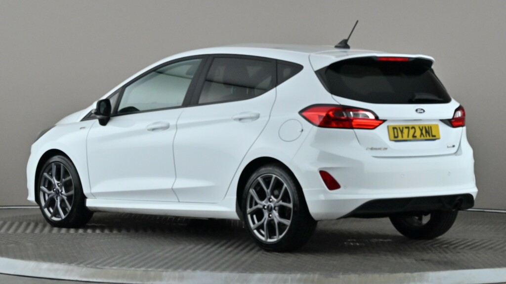 Ford Fiesta 1.0 Ecoboost Hybrid Mhev 125 St-line DY72XNL White #4
