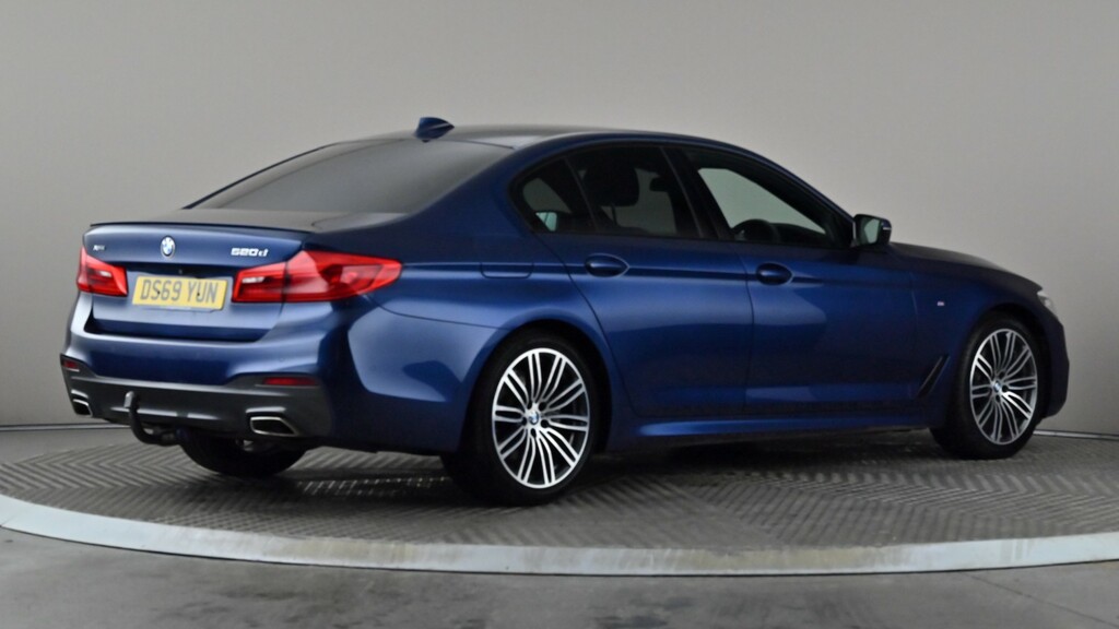 BMW 5 Series 520D Xdrive M Sport Plus Pack DS69YUN Blue #6
