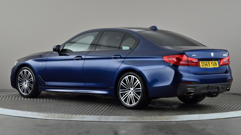 BMW 5 Series 520D Xdrive M Sport Plus Pack DS69YUN Blue #4