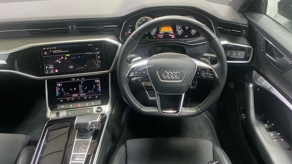 Audi A6 50 Tfsi E 17.9Kwh Quattro Black Edition S Tron Blue #5