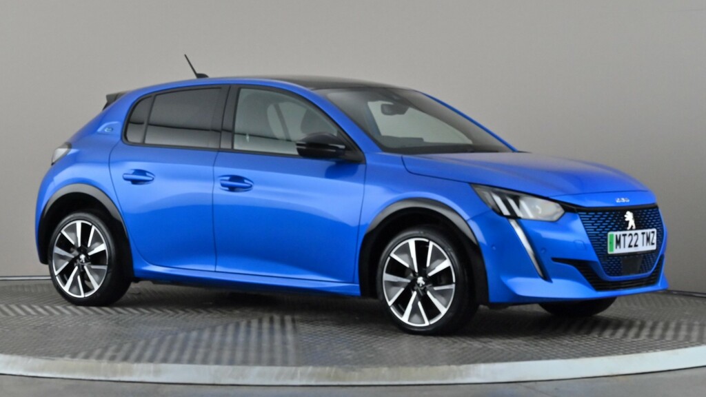 Peugeot e-208 100Kw Gt Premium 50Kwh MT22TMZ Blue