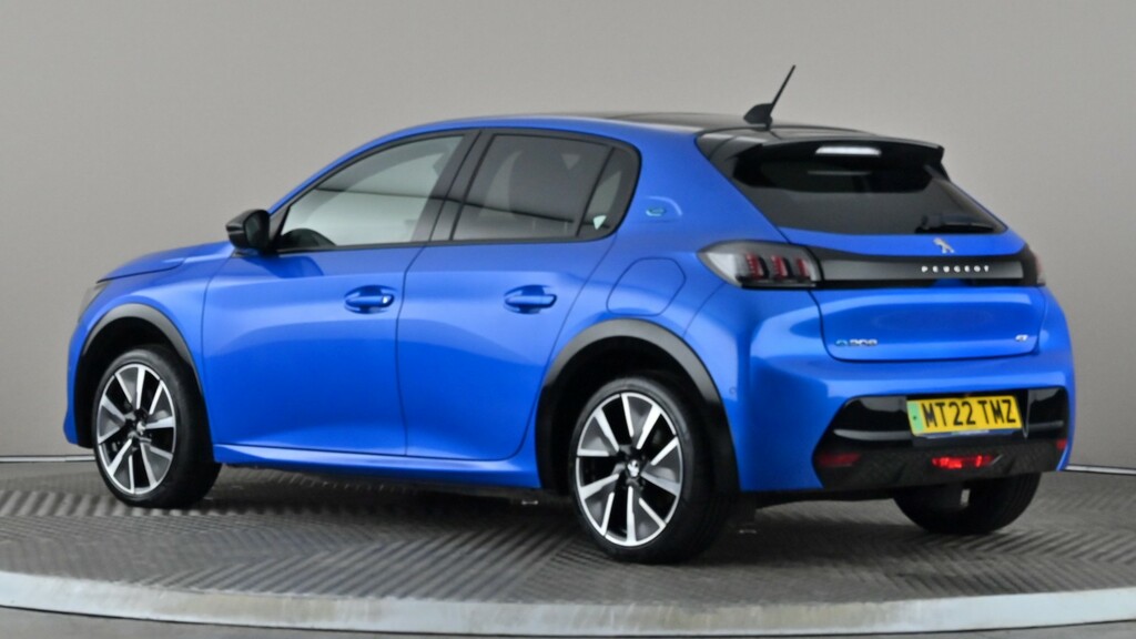 Peugeot e-208 100Kw Gt Premium 50Kwh MT22TMZ Blue #4